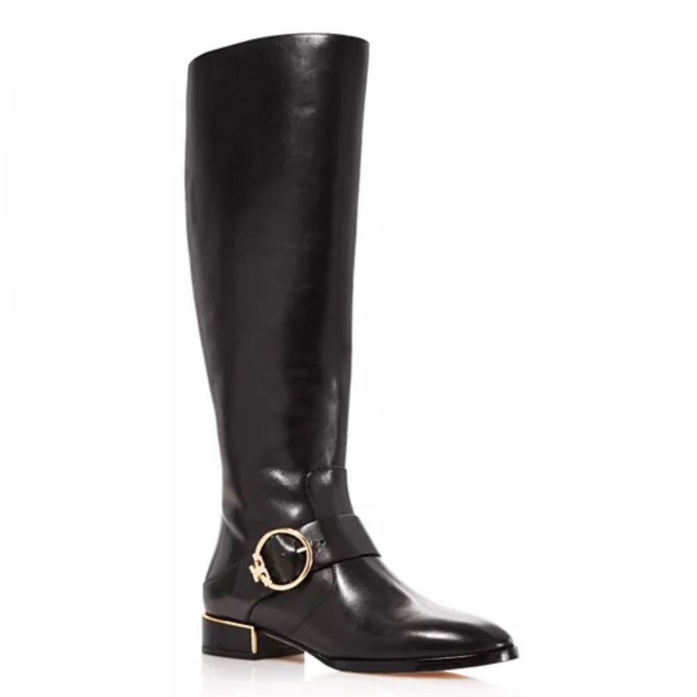 Tory Burch Sofia Buckled Riding Boots